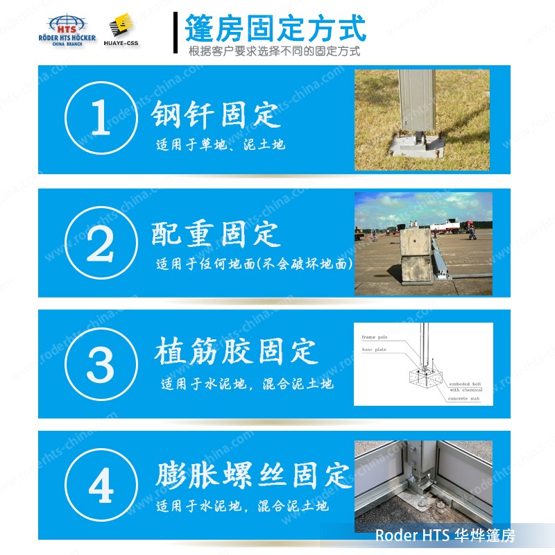 戶外搭展棚固定方式 戶外搭展棚固定方式