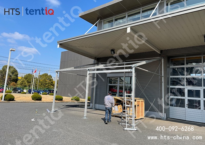 2022年開年第一座篷房倉庫搭建完畢 2022年開年第一座篷房倉庫搭建完畢