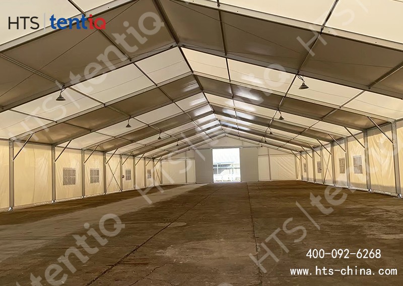 現有廠房不能再擴建，用鋁合金工業倉庫篷房能快速解決