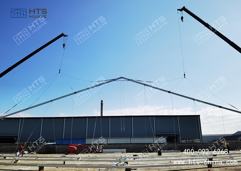 鋁合金結(jié)構(gòu)篷房作為臨時(shí)性建筑的一種 鋁合金結(jié)構(gòu)篷房作為臨時(shí)性建筑的一種