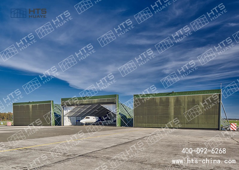 飛機篷房為多種型號飛機提供了良好保障 飛機篷房為多種型號飛機提供了良好保障