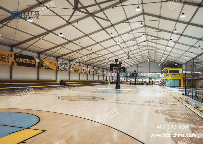 裝配式篷房籃球館可提升體育場(chǎng)地效能，助力全民健康與城市發(fā)展