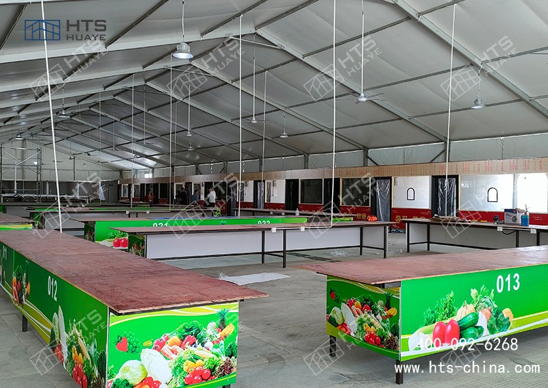 鋁合金菜市場篷房成為民生工程與企業運營的優選方案 鋁合金菜市場篷房成為民生工程與企業運營的優選方案